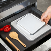 KitchenAid Classic Polypropylene Non-slip Chopping Board Set, 2 Pieces, 20 x 25 cm / 35 x 28 cm, Labelled