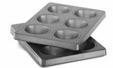 6-Cavity Pie Pan With Removable Bottoms