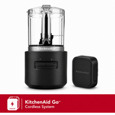 KitchenAid Go Cordless Food Chopper – Black Matte (With Rechargeable Battery)