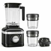 K400 Stand Blender 1.6L with 2 x 200ml Small Batch Jars & Blade Assembly – Onyx Black