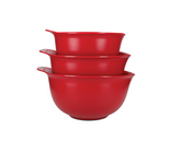 KitchenAid 3 Pcs Mixing Bowls Set, Empire Red