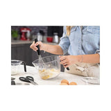 KitchenAid Mixing and Measuring Bowl with Handle, 2 L, Black, Labelled