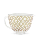 4.8 L Gold Conifer Ceramic Bowl - Tilt head