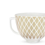 4.8 L Gold Conifer Ceramic Bowl - Tilt head
