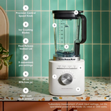 KitchenAid Pure Power Blender-Porcelain White