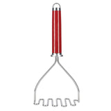 KitchenAid Stainless Steel Potato Masher, Empire Red, 27.5 cm, Carded
