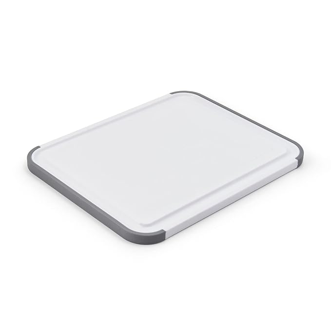KitchenAid Classic Polypropylene Non-slip Chopping Board with Perimeter Trench, 20 x 25 cm, Labelled