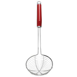 KitchenAid Stainless Steel Spider Strainer, Empire Red, 37 cm, Carded