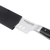 KitchenAid Gourmet High-Carbon Japanese Steel Santoku Kitchen Knife, 18 cm