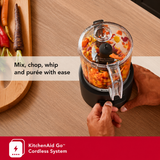 KitchenAid Go Cordless Food Chopper (Battery Sold Separately) – Black Matte