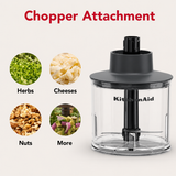 KitchenAid Go Cordless Hand Blender Complete Set– Black Matte (With Rechargeable Battery)