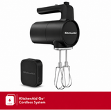 KitchenAid Go Cordless 7-Speed Hand Mixer– Black Matte (With Rechargeable Battery)