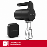 KitchenAid Go Cordless 7-Speed Hand Mixer– Black Matte (With Rechargeable Battery)