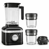 KitchenAid K400 Blender Onyx Black with 2 x 200ml Small Batch Jars and Blade Assembly Set