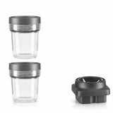 KitchenAid K400 Blender Onyx Black with 2 x 200ml Small Batch Jars and Blade Assembly Set