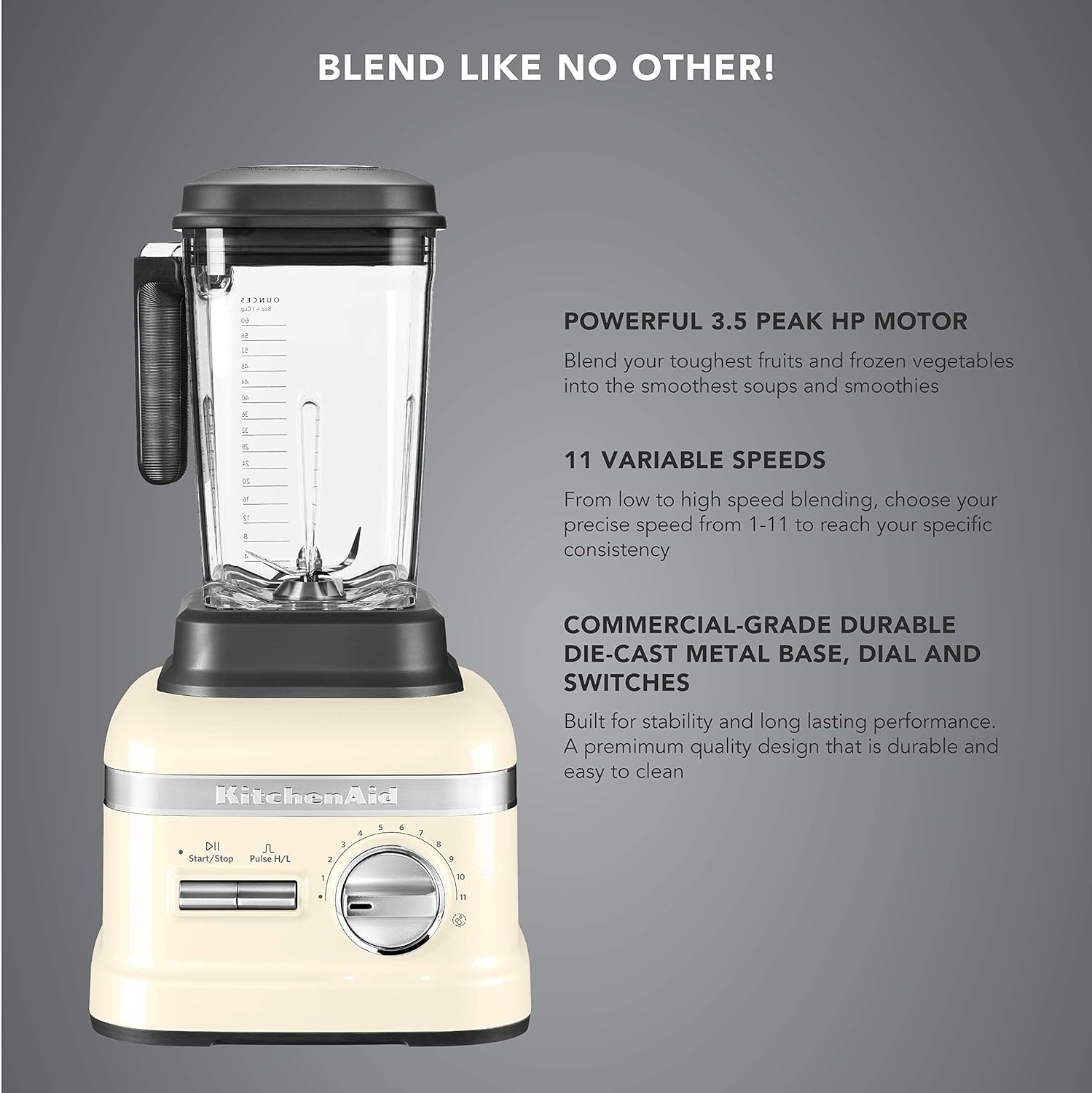 1.7L Artisan Power Blender - Almond Cream