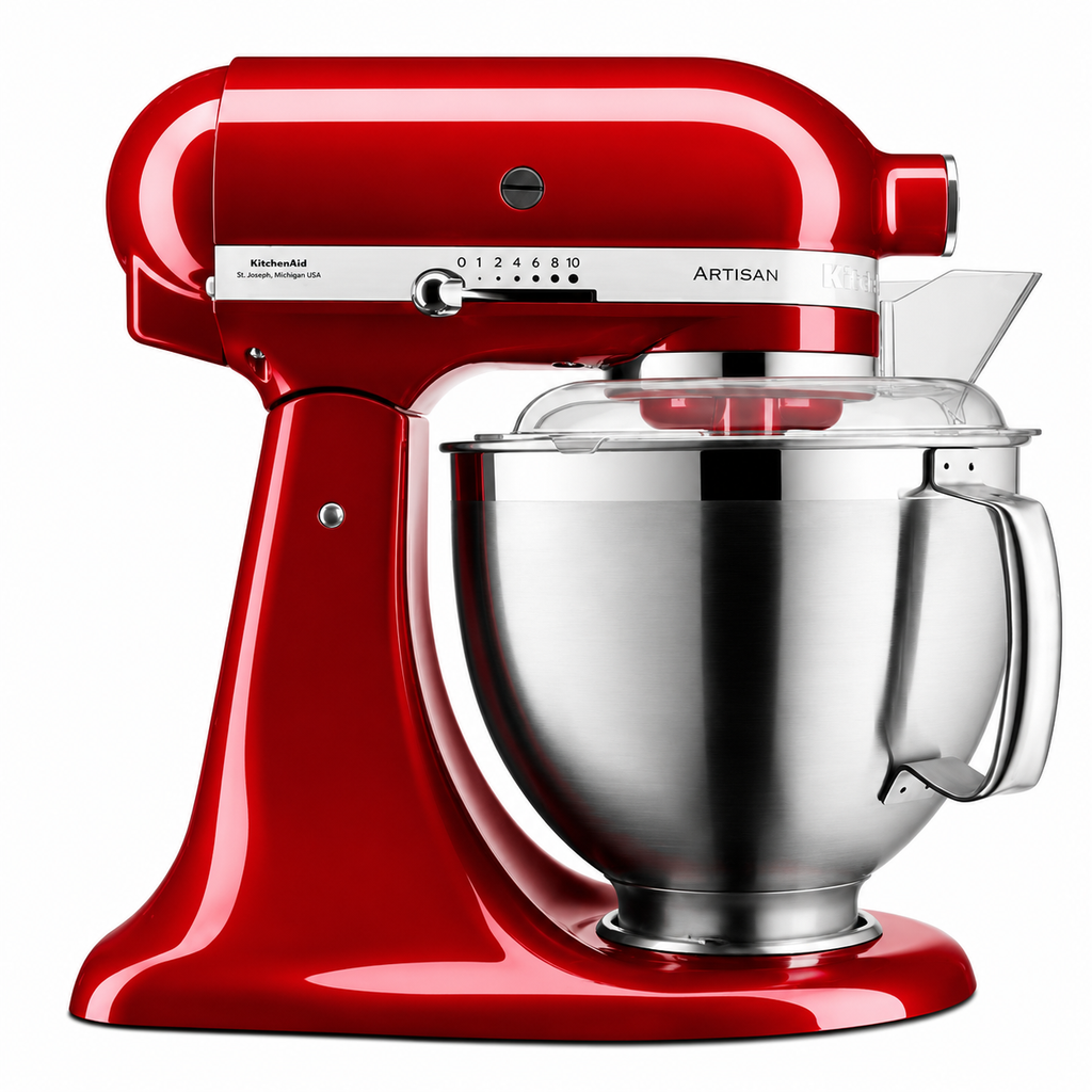 KitchenAid Artisan レッド ステンレスボウル付き4.8L 4.8L Artisan Tilt-Head Stand Mixer – Candy Apple – Kitchenaidcentre