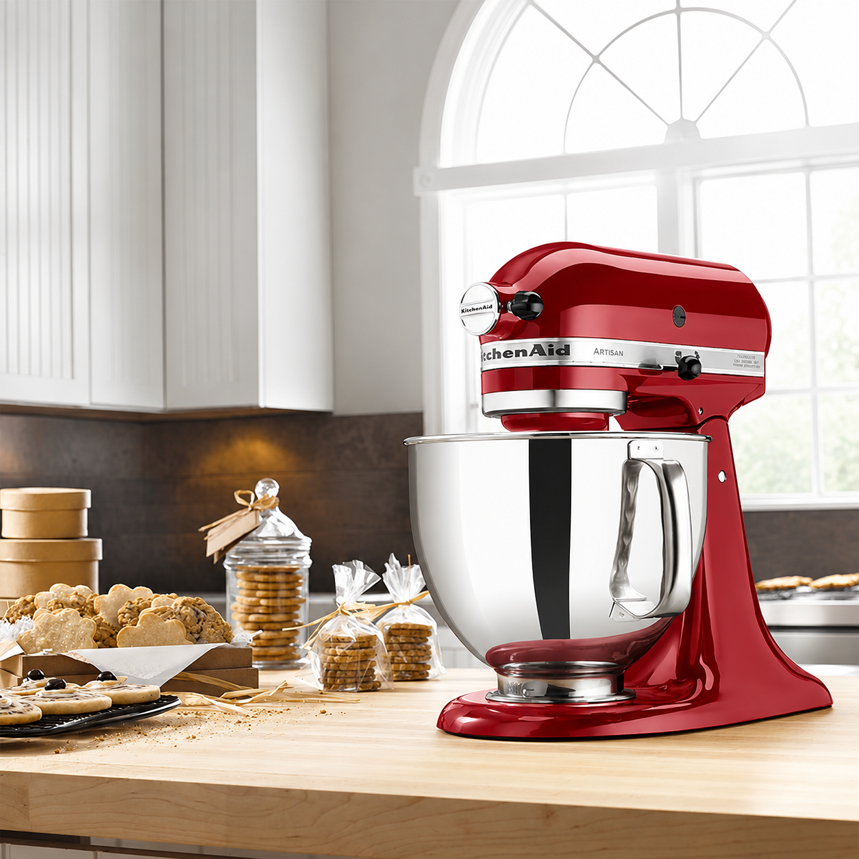 4.8L Artisan Tilt-Head Stand Mixer – Empire Red – Kitchenaidcentre