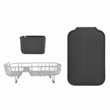 KitchenAid Low Profile Stainless Steel Dish Drying Rack, Grey
