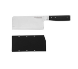 KitchenAid® 6" Japanese High-Carbon Steel Cleaver Knife with Blade Cover – Black