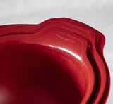 KitchenAid 3 Pcs Mixing Bowls Set, Empire Red