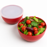 Set of 4 Prep Bowls with Lids – Empire Red
