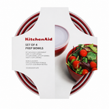 Set of 4 Prep Bowls with Lids – Empire Red
