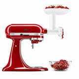 Food Grinder Attachment for Stand Mixers – White