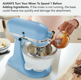 Ice Cream Maker Attachment for 4.8L and 6.9L Stand Mixers